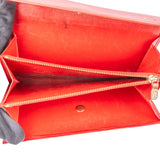 Louis Vuitton Rouge Epi Leather Sarah Wallet