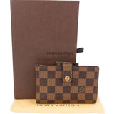 Louis Vuitton Damier Ebene Monogram Clip Wallet