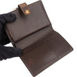 Louis Vuitton Damier Ebene Monogram Clip Wallet