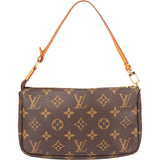 Louis Vuitton Canvas Monogram Pochette Accessoire Handbag