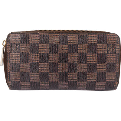 Louis Vuitton Damier Ebene Monogram Zippy Wallet