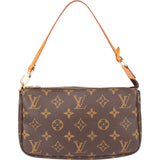 Louis Vuitton Canvas Monogram Pochette Accessoire Handbag