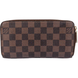 Louis Vuitton Damier Ebene Monogram Zippy Wallet