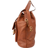 Chanel Caviar Leather 24K Gold Bucket Crossbody Bag