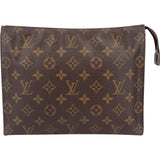 Louis Vuitton Canvas Monogram Poche Toilette Clutch