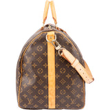 Louis Vuitton Canvas Monogram Keepall 55 Bandouliere