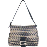 Fendi FF Monogram Baguette Mamma Handbag