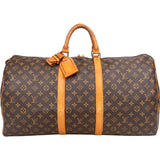 Louis Vuitton Canvas Monogram Keepall 55