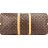 Louis Vuitton Canvas Monogram Keepall 55 Bandouliere