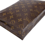 Louis Vuitton Canvas Monogram Poche Toilette Clutch