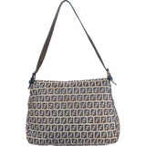 Fendi FF Monogram Baguette Mamma Handbag