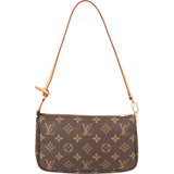 Louis Vuitton Canvas Monogram Pochette Accessoire Shoulder Bag