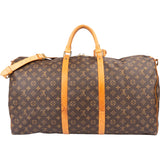 Louis Vuitton Canvas Monogram Keepall 60 Bandouliere