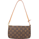 Louis Vuitton Canvas Monogram Pochette Accessoire Shoulder Bag