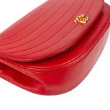 Chanel Stitching Lambskin 24K Gold Single Flap Shoulder Bag