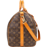 Louis Vuitton Canvas Monogram Keepall 50 Bandouliere