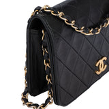 Chanel Quilted Lambskin 24K Gold Mini Single Flap Shoulder Bag