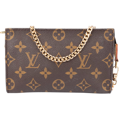 Louis Vuitton Canvas Monogram Pochette Accessoire Shoulder Bag