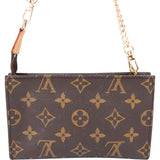 Louis Vuitton Canvas Monogram Pochette Accessoire Shoulder Bag