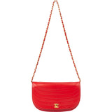 Chanel Stitching Lambskin 24K Gold Single Flap Shoulder Bag