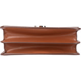 Burberry Brown Leather SM TB Box Crossbody Bag