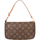 Louis Vuitton Canvas Monogram Pochette Accessoire Handbag