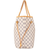 Louis Vuitton Damier Azur Monogram Neverfull MM Shopper Bag