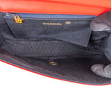 Chanel Stitching Lambskin 24K Gold Single Flap Shoulder Bag