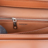 Burberry Brown Leather SM TB Box Crossbody Bag