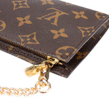 Louis Vuitton Canvas Monogram Pochette Accessoire Shoulder Bag