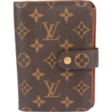 Louis Vuitton Canvas Monogram Porto Papier Zip Wallet