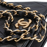 Chanel Quilted Lambskin 24K Gold Mini Single Flap Shoulder Bag