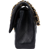 Chanel Quilted Lambskin Medium Double Flap Shoulder Bag