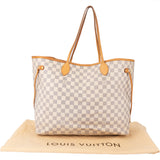 Louis Vuitton Damier Azur Neverfull GM Shopper Bag