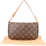 Louis Vuitton Canvas Monogram Pochette Accessoire Handbag