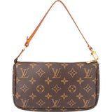 Louis Vuitton Canvas Monogram Pochette Accessoire Handbag