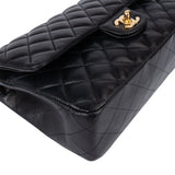 Chanel Quilted Lambskin Medium Double Flap Shoulder Bag
