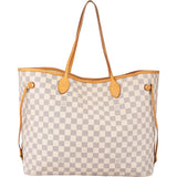 Louis Vuitton Damier Azur Neverfull GM Shopper Bag