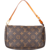 Louis Vuitton Canvas Monogram Pochette Accessoire Handbag