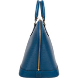 Louis Vuitton Bleu Epi Leather Alma PM Handbag