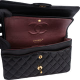 Chanel Quilted Lambskin Medium Double Flap Shoulder Bag