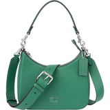 Coach Green Leather Hobo Shoulder Bag