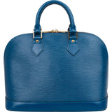Louis Vuitton Bleu Epi Leather Alma PM Handbag
