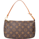 Louis Vuitton Canvas Monogram Pochette Accessoire Handbag
