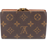 Louis Vuitton Canvas Monogram Clip Wallet