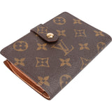 Louis Vuitton Canvas Monogram Clip Wallet