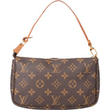 Louis Vuitton Canvas Monogram Pochette Accessoire Handbag