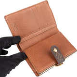Louis Vuitton Canvas Monogram Clip Wallet