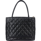 Chanel Quilted Caviar Leather CC Medaillon Handbag