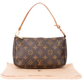 Louis Vuitton Canvas Monogram Pochette Accessoire Handbag